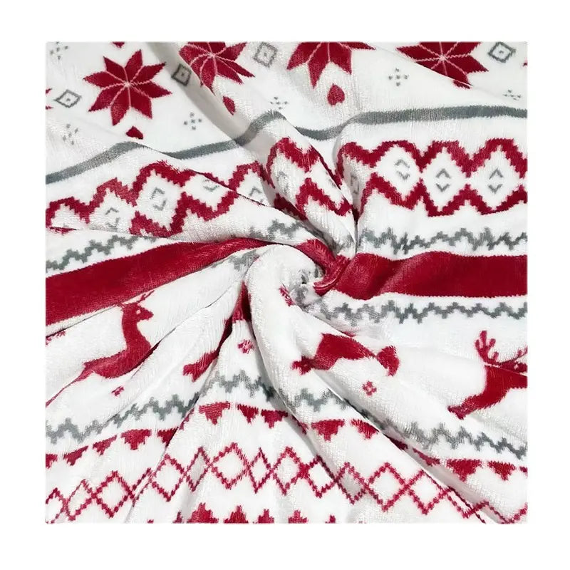 Reversible Winter Fleece Blanket for All Seasons